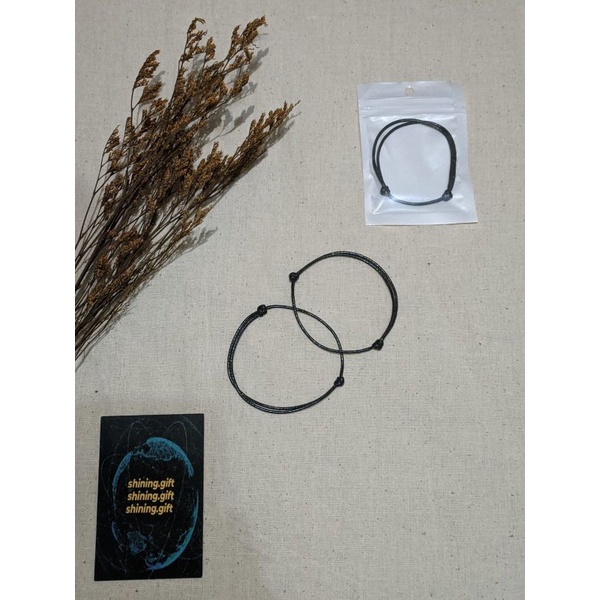 Gelang hitam|gelang handmade|gelang couple|gelang viral|gelang cowok|gelang cewek|tambah gelang untu