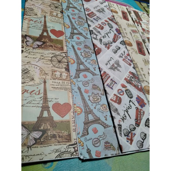 

Kertas Kado motif terbaru Paris 50 Pcs Dengan Motif Beda-beda Random/Kertas Kado Merk SQUEEZY FANCY Motif Random/Kertas Kado Murah Meriah