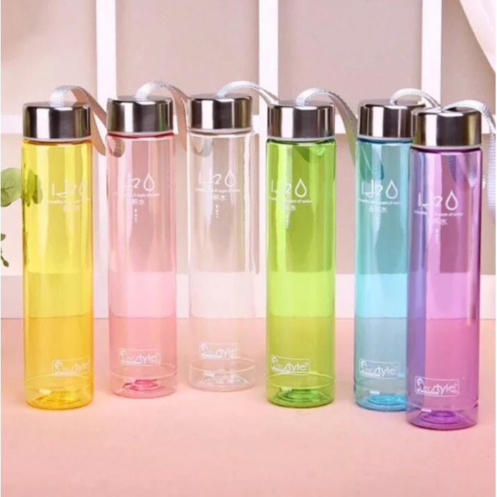 Botol Air Minum Transparan H2O MURAH