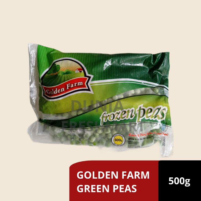 

RB GOLDEN FARM GREEN PEAS 500GR/1KG KACANG POLONG BEKU KACANG POLONG FROZEN POLONG SEGAR KACANG