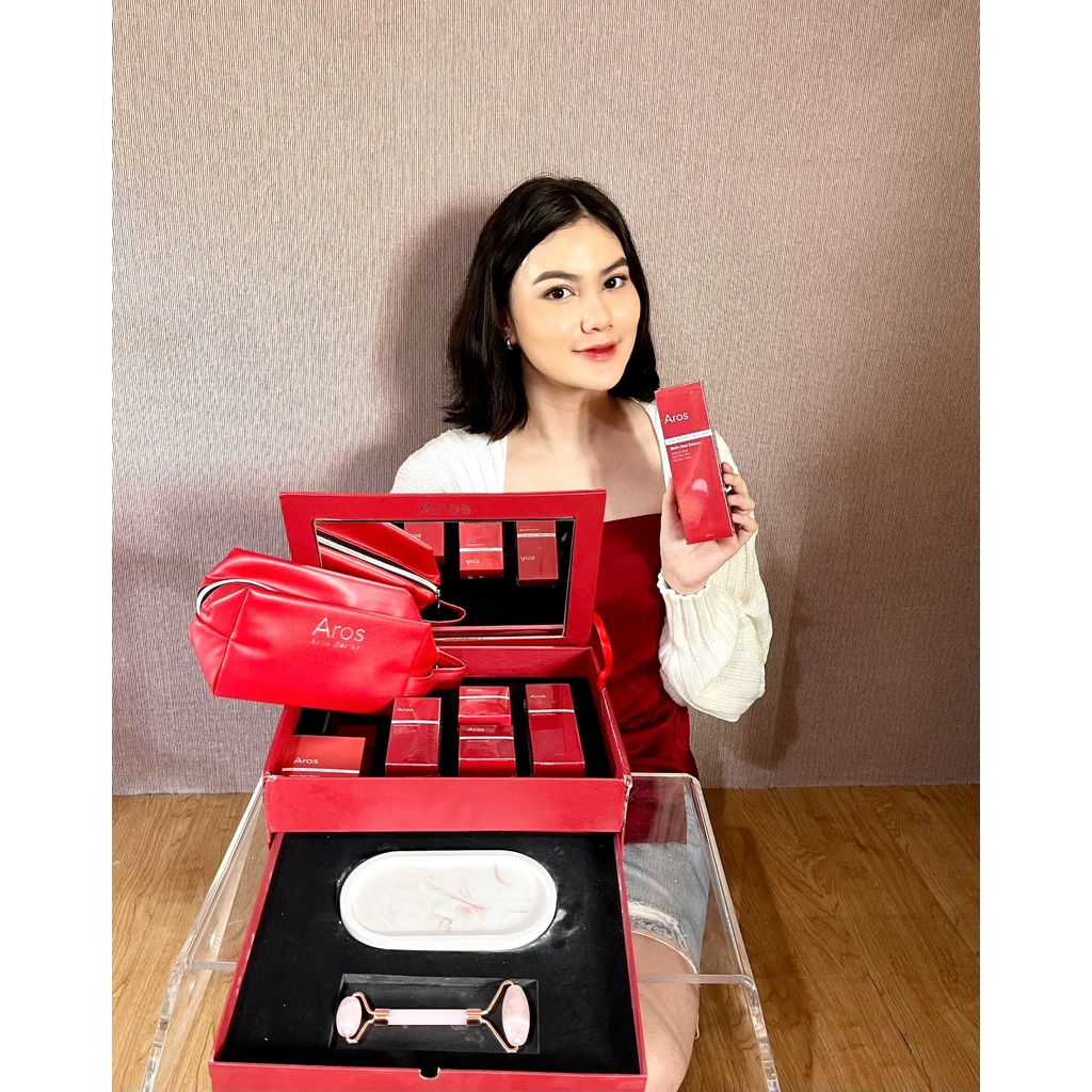 AROS ACNE TREATMENT PACKAGE 5 (FACIAL WASH, TONER, SERUM, DAY CREAM, NIGHT CREAM)