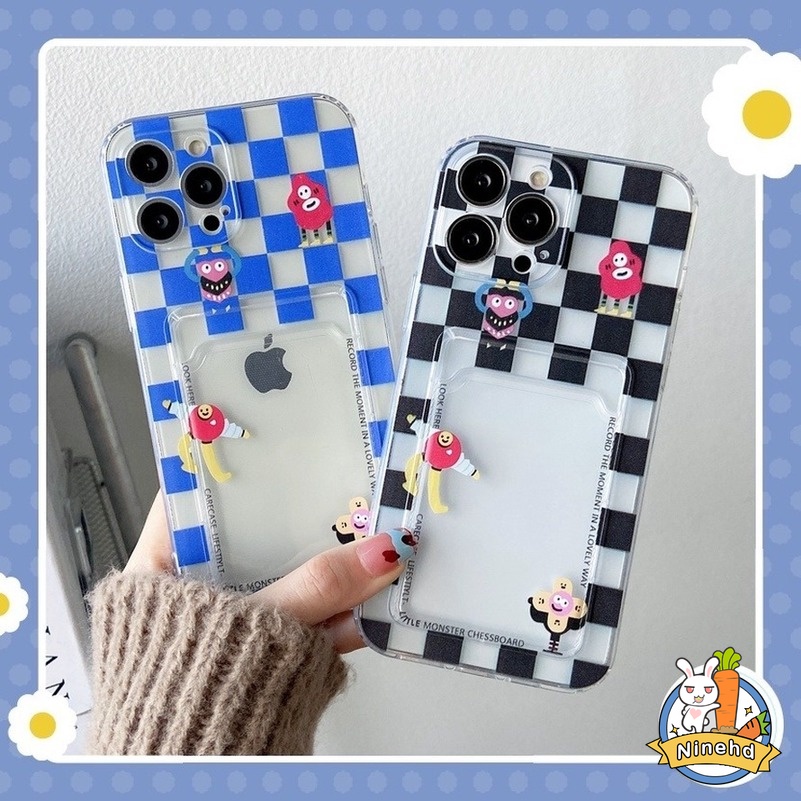 Soft Case Hp Gambar Kartun Untuk Phone Case Compatible for iPhone 14 13 12 11 Pro Max X XR XS Max SE 2020 iPhone 8 7 Plus Cute Cartoon Character Precision Hole Anti-dirty Shockproof Protective Cover