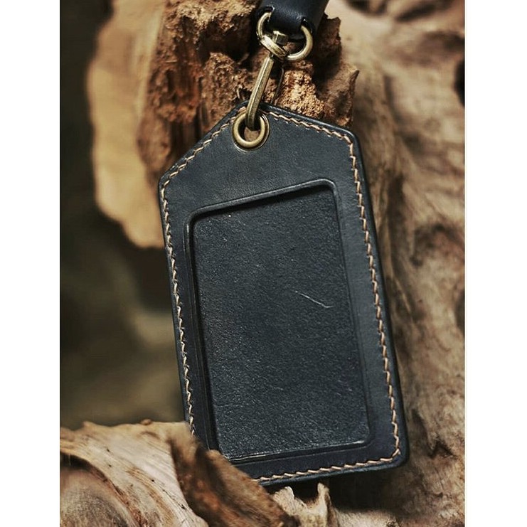 

P.O. Id card holder bahan kulit sapi jenis vegtan