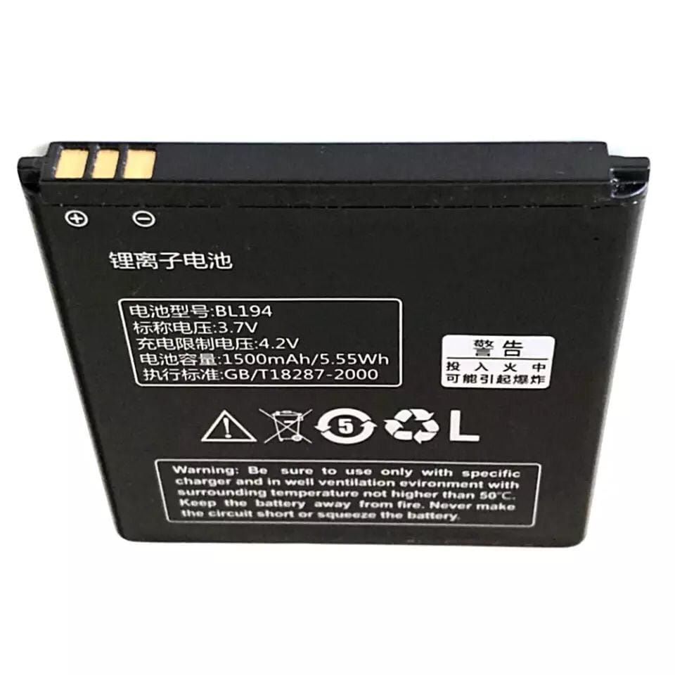 Baterai Lenovo A690 A790 BL194 Original Batre Batrei Battery BL-194 Original Battery