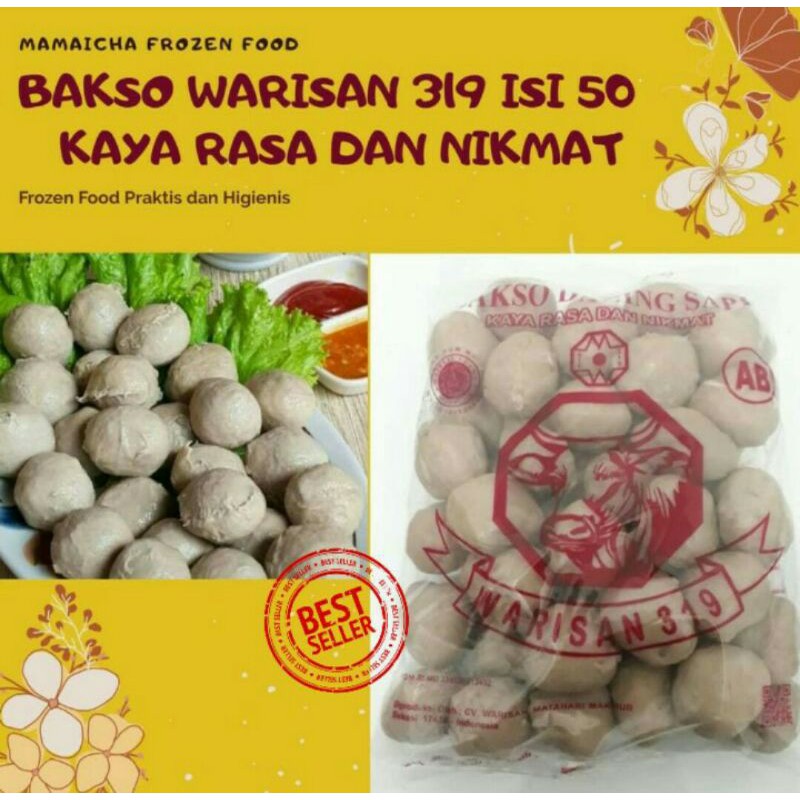 

Bakso warisan isi 50 buah