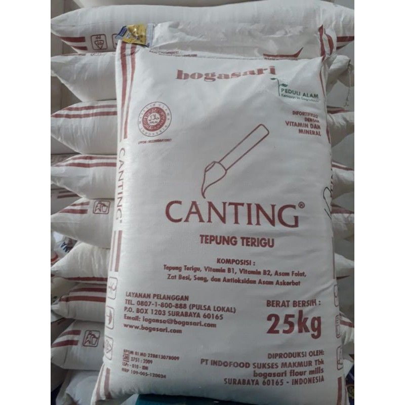

Tepung Terigu Canting by Bogasari 1Kg