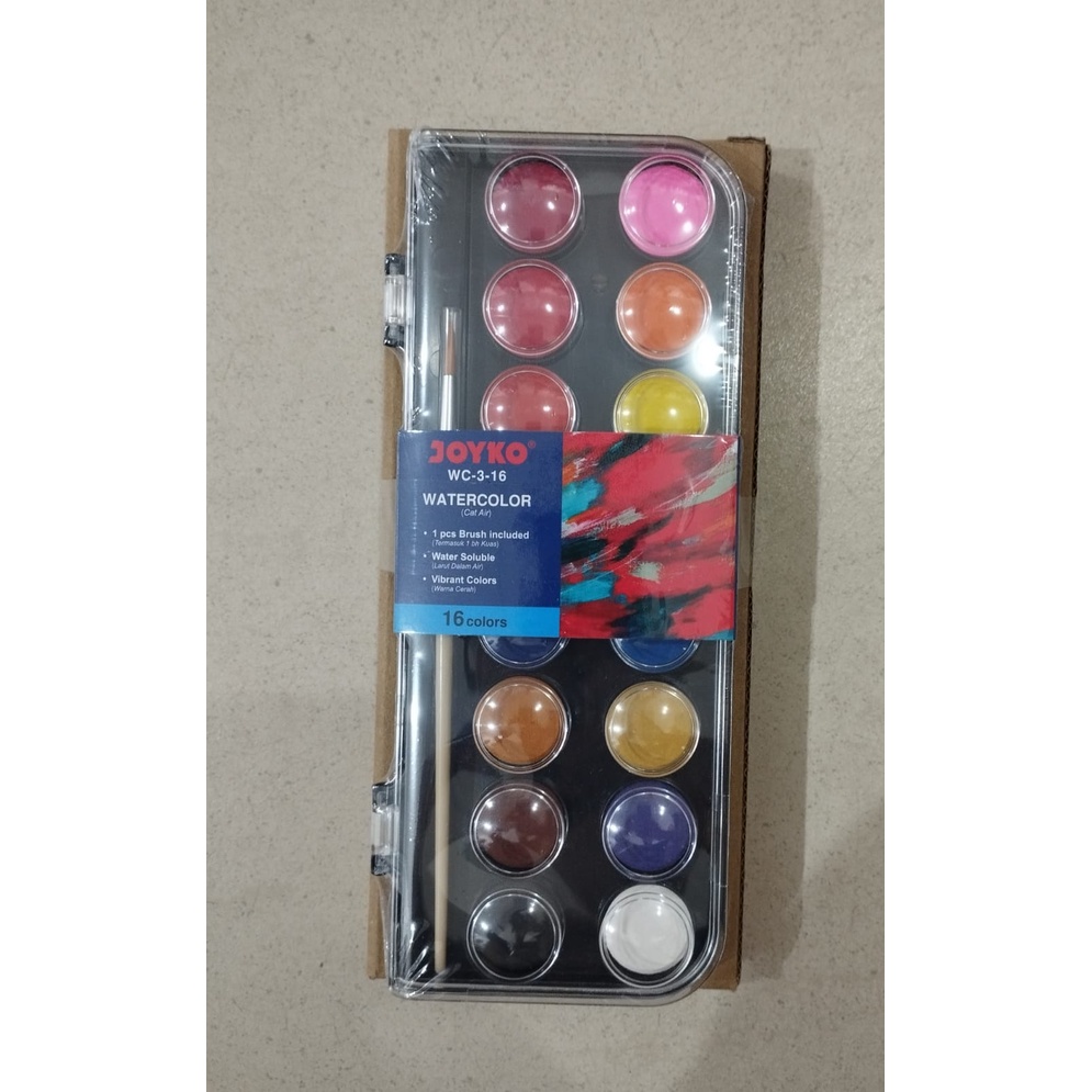 

Joyko Watercolour 16 Warna