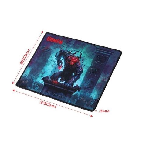 Mouse pad gaming gamen rubber surface 35x28 cm anti slip speed control type gp-l gpl envoy - alas Mousepad mat