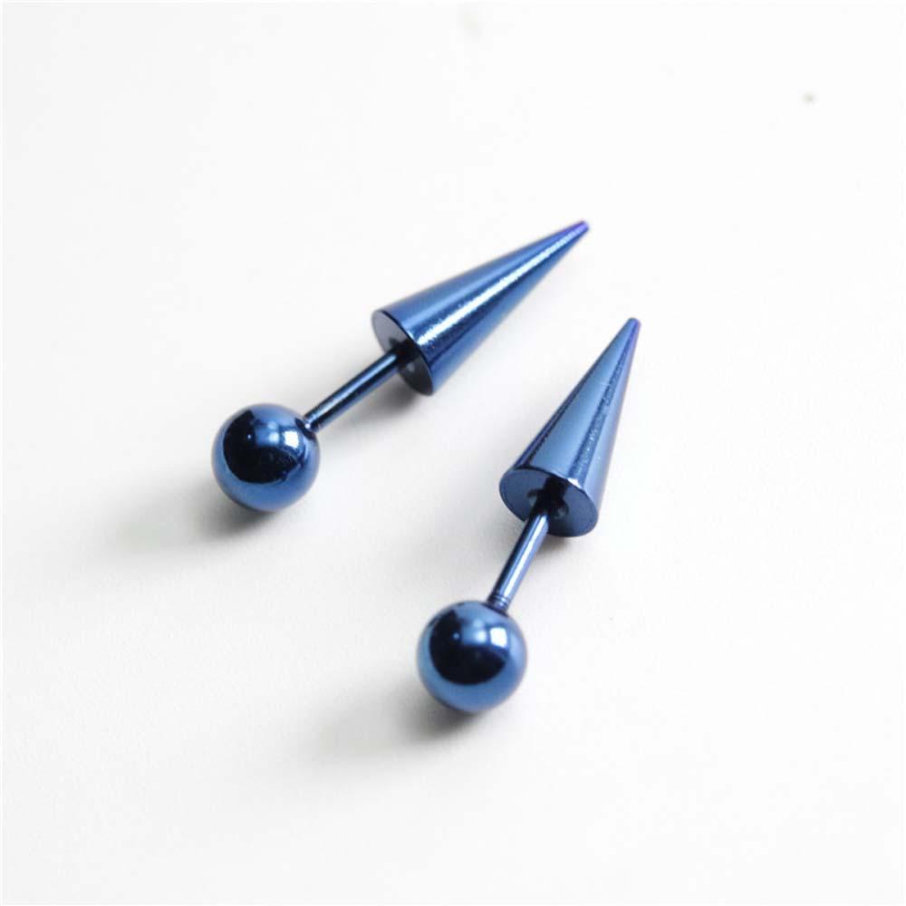 Anting Tindik Agustina 2pcs Wanita Spike Cone Tip Pria Fashion Jewelry