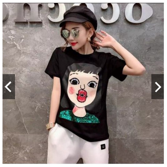 FIFI FASHION TSHIRT CEWE MONYONKS TUMBLER TEE