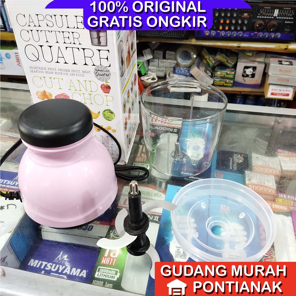 Blender Chopper Kapsul capsul Model Tablet Normal meat grinder food choper proccesor listrik portable Model Pertama Keluar