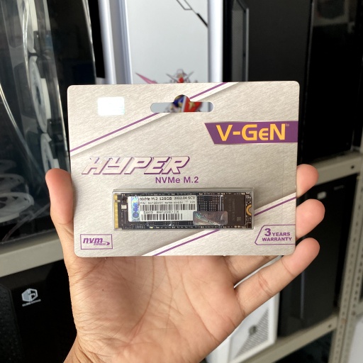 V-Gen Hyper 128 GB M.2 NVMe SSD 128GB NVME m.2 SSD Internal for PC Laptop V-Nand m2 2280 PCIe Gen 3.