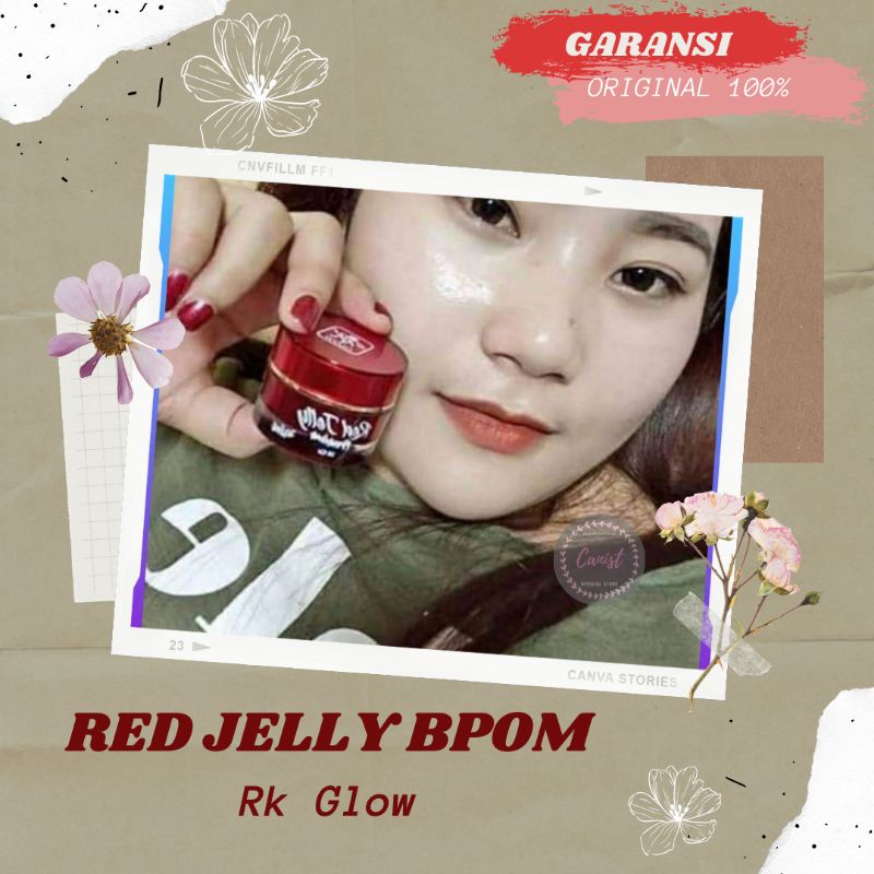 Red Jelly Rk Glow Skinbooster Putih Glowing Asli Original BPOM