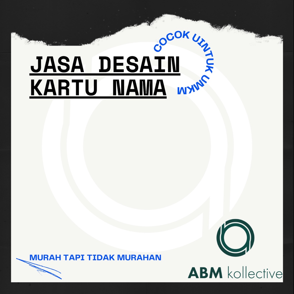 Jasa desain kartu nama | minimalis elegan