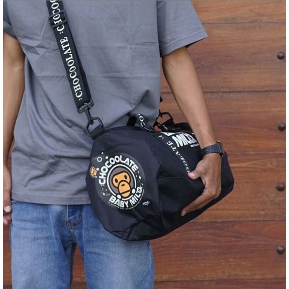 BAPE Baby Milo X Chocolate Duffle Bag
