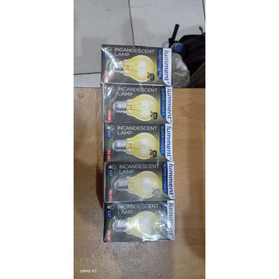 Lampu Bohlam Pijar LUMMENT Super Hyper 5 Watt 5W Lampu Bohlam Penghangat Penetas Telur