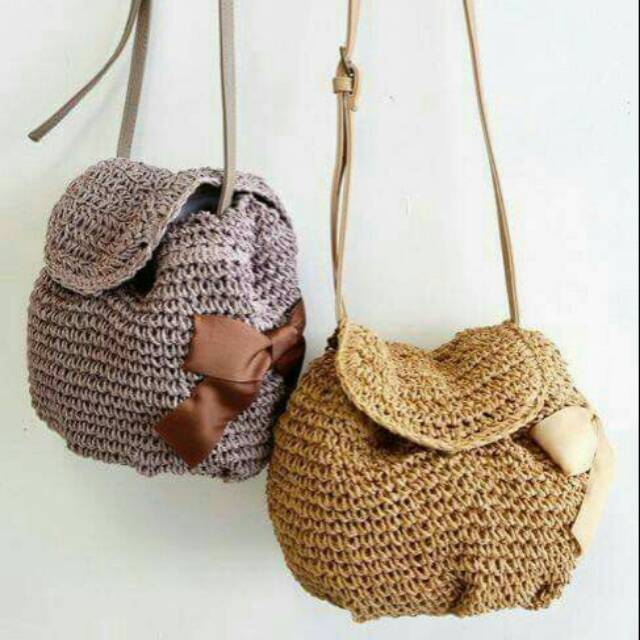 

Tas Rajut Labu Pita