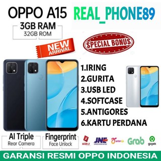 OPPO A15 RAM 3/32 GB GARANSI RESMI OPPO INDONESIA | Shopee