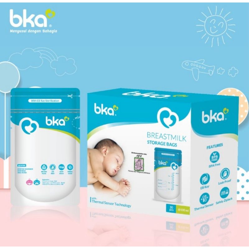BKA Kantong ASI 100 ml Isi 10 Pcs &amp; 30 Pcs/Breast Milk Storage Bag