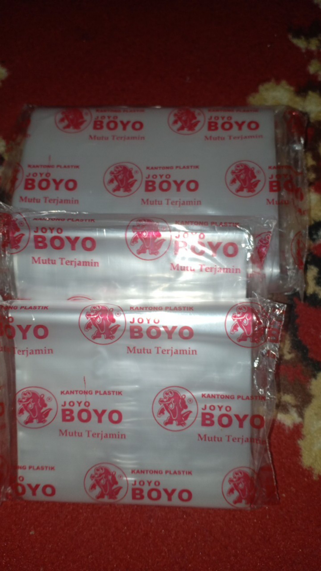Plastik Kantong Bening Gula Dan Beras Segala Ukuran Merk Boyo