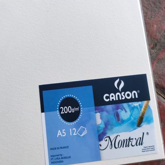 

Paling Laris!! Water color paper montval canson isi 12 ukuran a5 Termurah