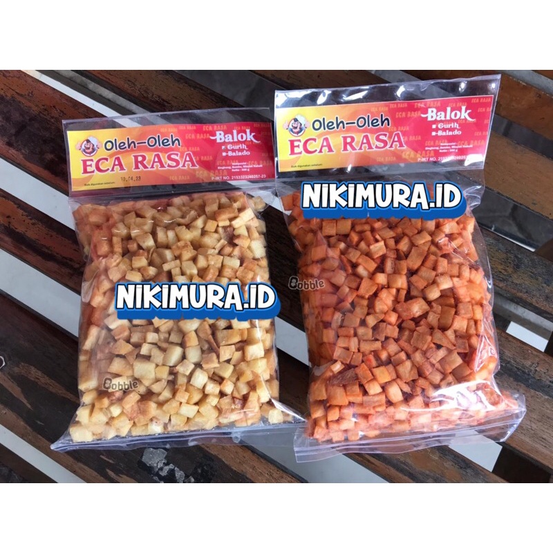 

Keripik Singkong Balok Original / Singkong Balok balado 500gr