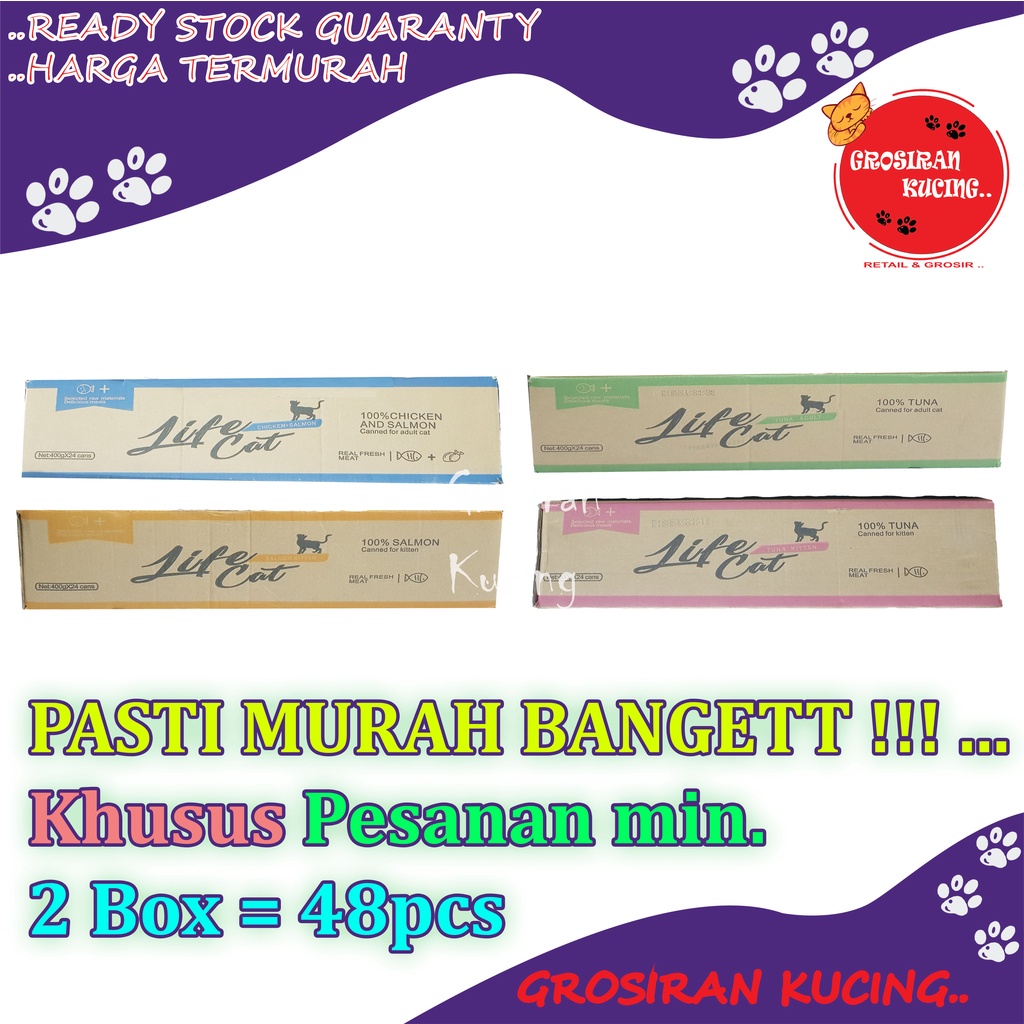 Life Cat Kaleng Kitten Wet Food 24Pcs