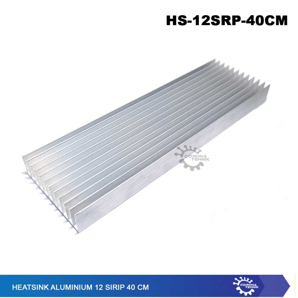 12 Sirip 40 cm Heatsink Aluminium