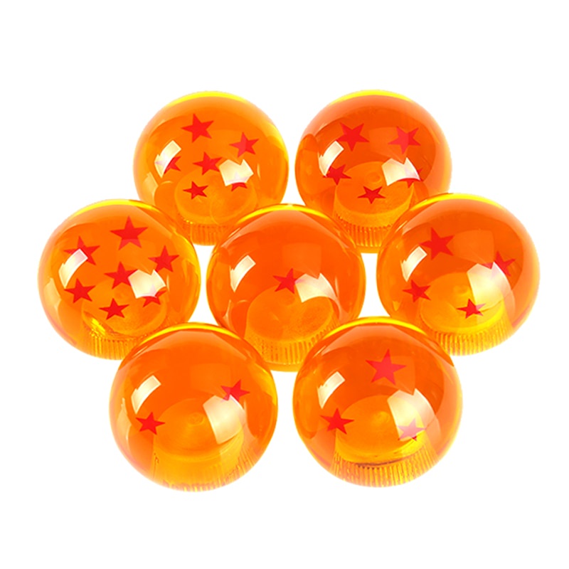 Knob Tuas Perseneling Mobil Manual Universal Desain Dragon Ball 1-7 Bintang Warna Amber Gradasi