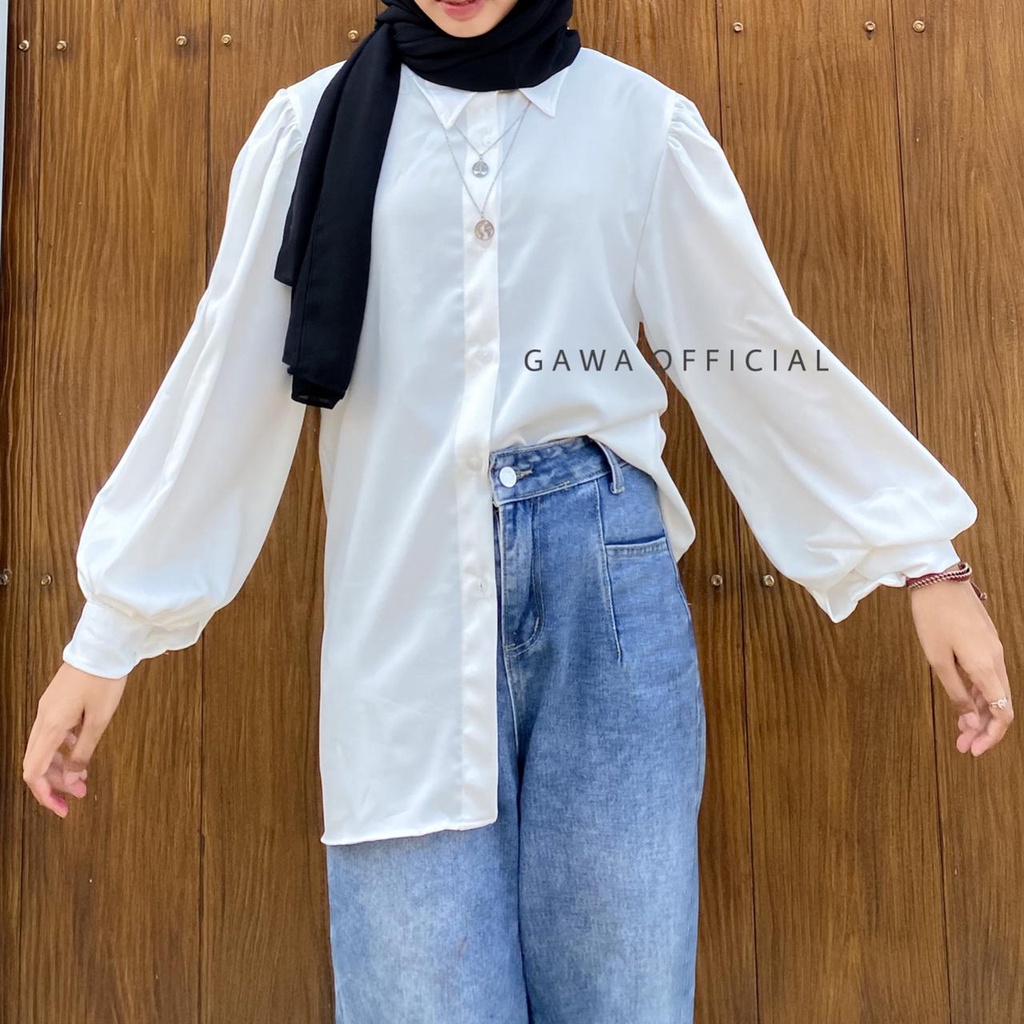 KEMEJA PUFFY SHIRT WANITA GAWAOFFICIAL
