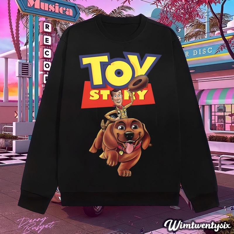 sweater | sweatshirt | crewneck | toy story woody