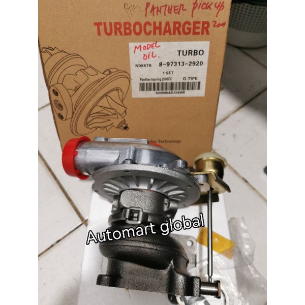 turbo charger panther pick up model oil