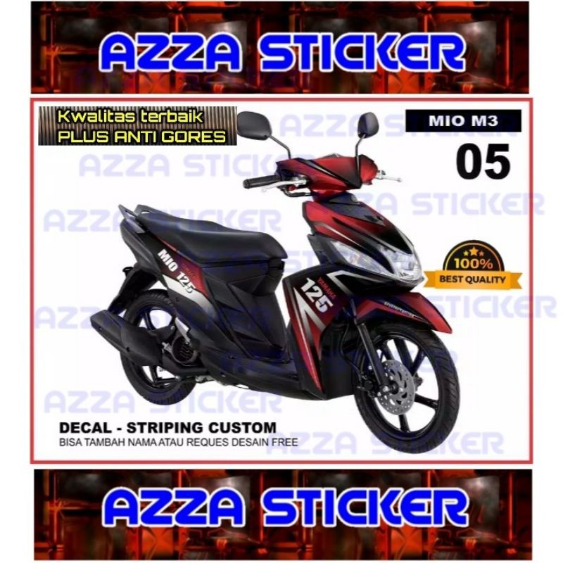 Sticker Striping Decal Mio M3 Full Body, Sticker Decal Mio M3 Full Body, Decal Mio M3 05