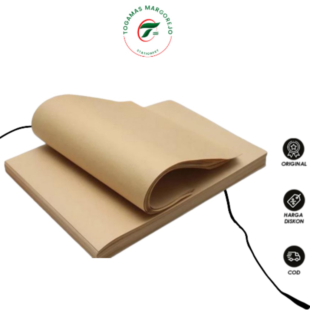 

READY STOCK !! KERTAS SAMSON COKLAT 80 GR GULUNG