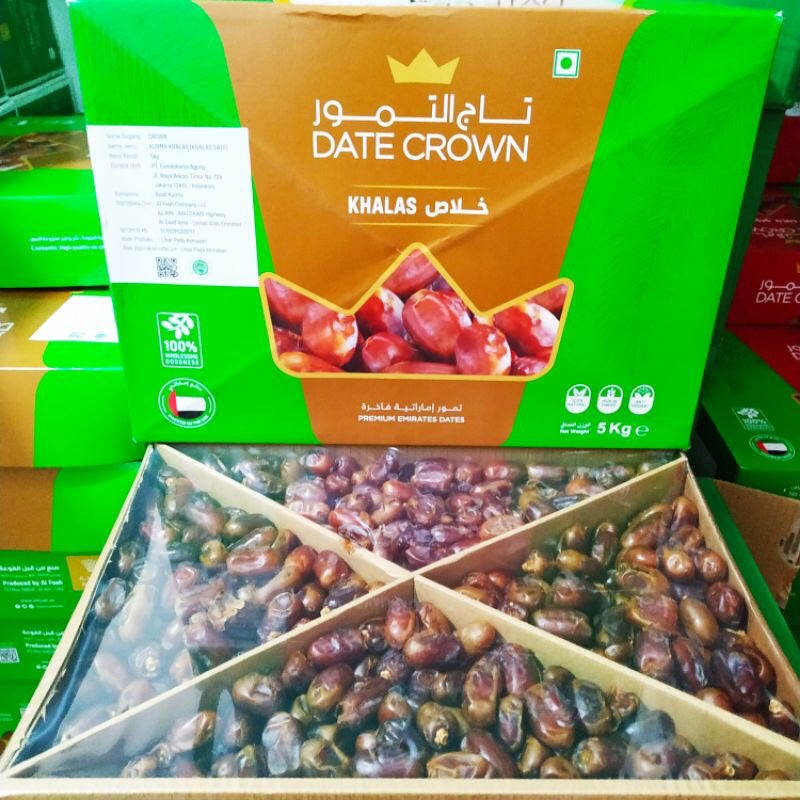 

KURMA KHALAS DATE CROWN 5kg