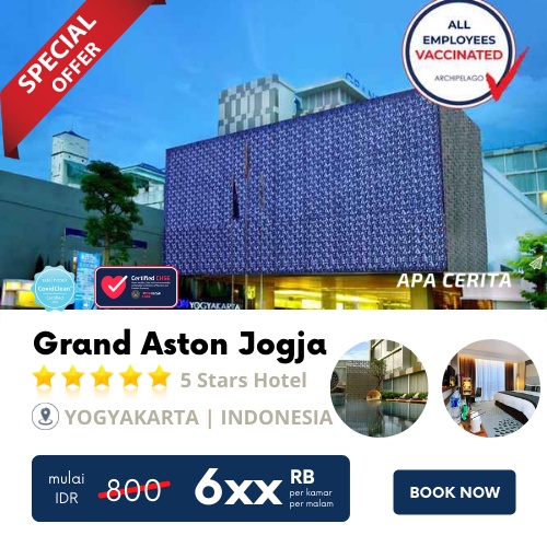 Voucher Hotel Grand Aston Jogja