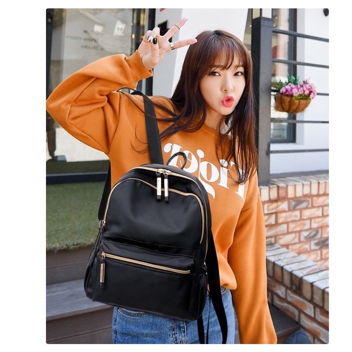 TI 3136 - TAS RANSEL WANITA KOREA IMPORT MURAH TERBARU - D