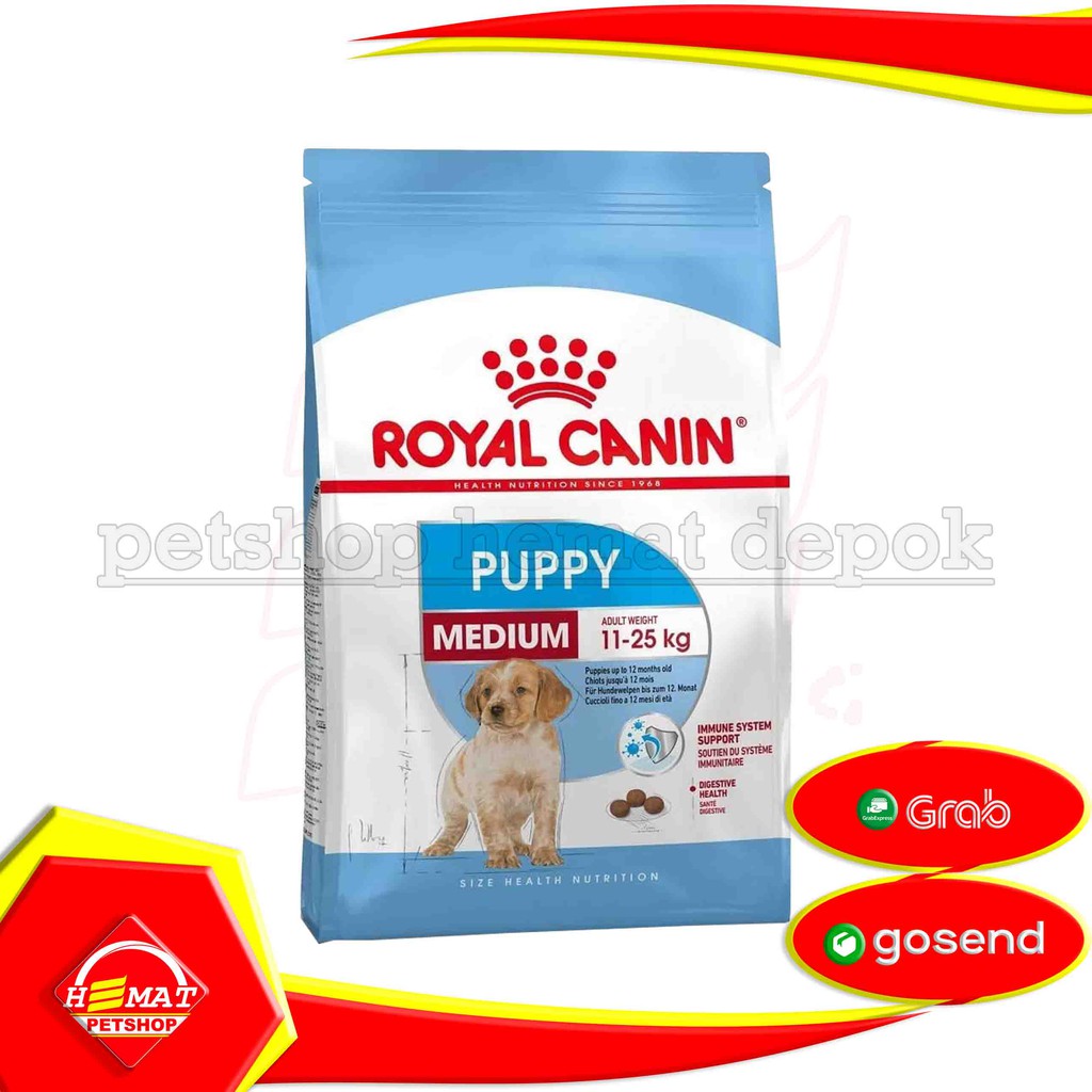 [Gosend] Makanan Anjing Royal Canin Medium Puppy Junior 10 Kg dog food anakan