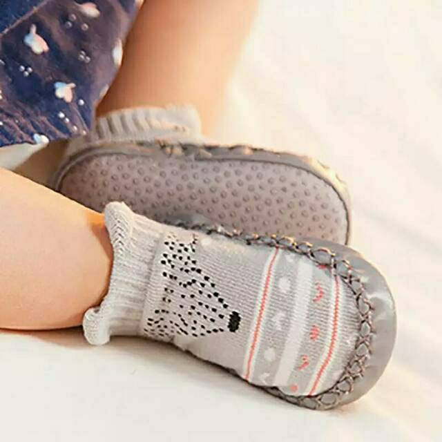 Harga 1 pasang Kaos kaki PREWALKER bayi  ada anti slip kaos kaki import kaos kaki SKIDDER IMPORT