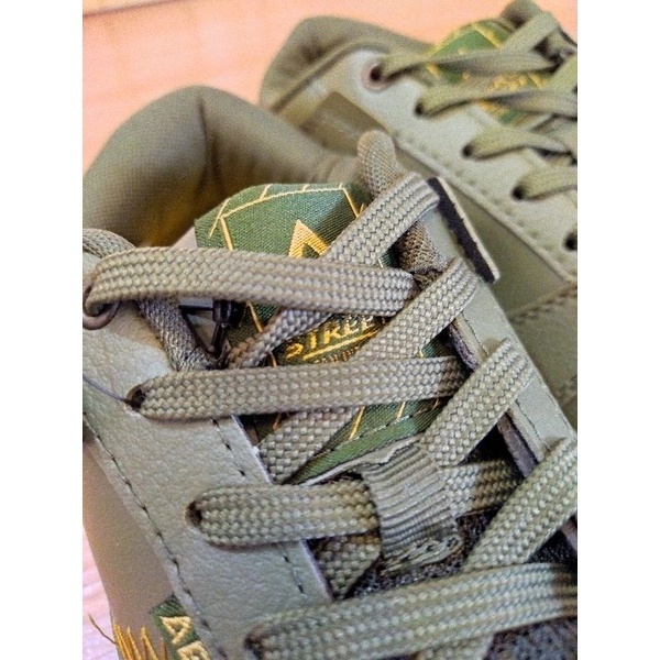 Aerostreet Hoops Low Olive Gum BNIB - Sepatu Sneakers