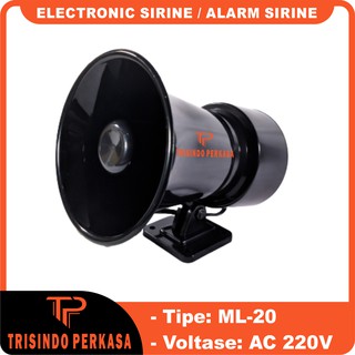 Electronic Sirine ML 20 Sirene ML-20 Alarm Sirine ML-20 AC 220V ML20