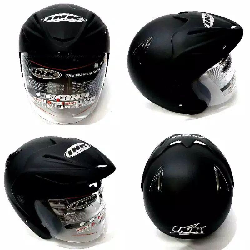 Helm ink cx 22 hitam doff / ink topi