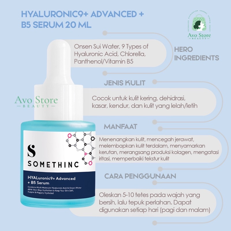 SOMETHINC Hyaluronic B5 Serum 40ml/20ml