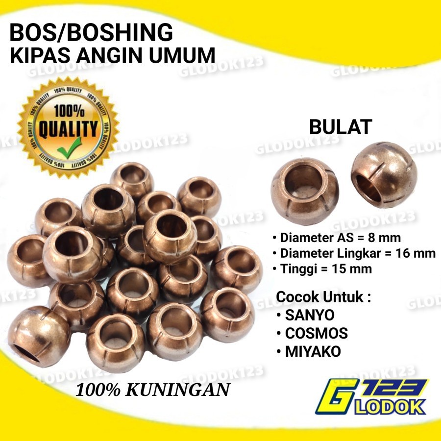 Bos Kipas Angin 8mm / Boshing Kipas Angin / Bearing