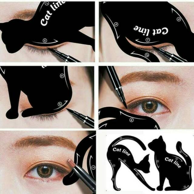 CAT LINE CETAKAN 2IN1- CETAKAN EYELINER &amp; EYESHADOW