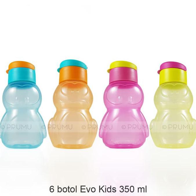 6 Botol Minum Anak - Cleo Evo Kids - Souvenir ulang tahun (Botol air)