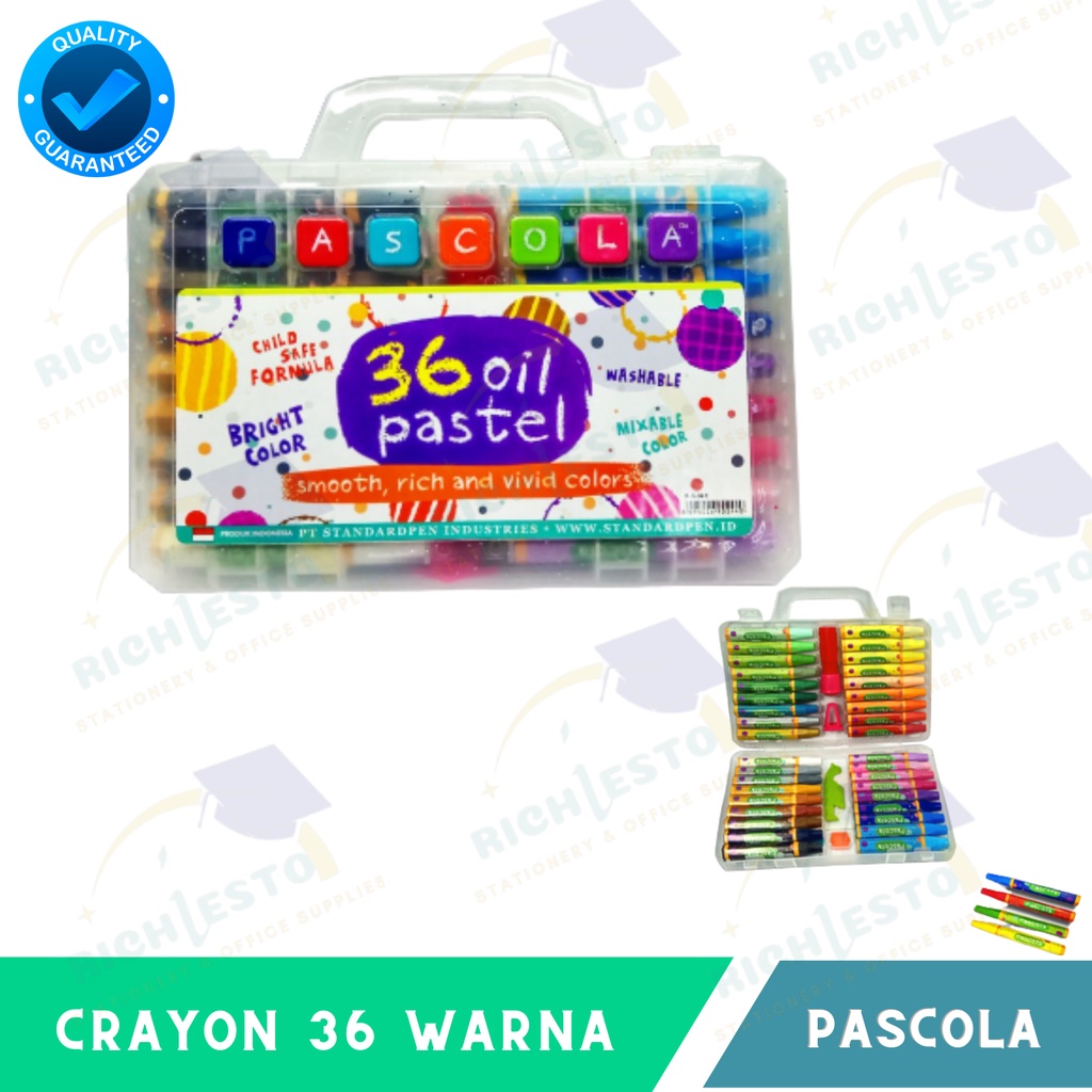 

Standard Pascola Oil Pastel 36 / Set ( Crayon / Pewarna)