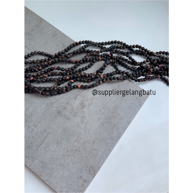 bahan batu import grey cloisonne 6mm round stone natural abu orange Natural Cloisonne Sangat cocok untuk gelang dan kalung (best seller) Size 6mm  Isi sekitar 60pcs/ string ambil banyak harga grosir   Reseller welcome ya, kami sudah biasa packing ke Bali,