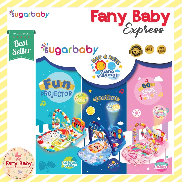 SUGAR BABY DAY &amp; NITE PIANO PLAYMAT