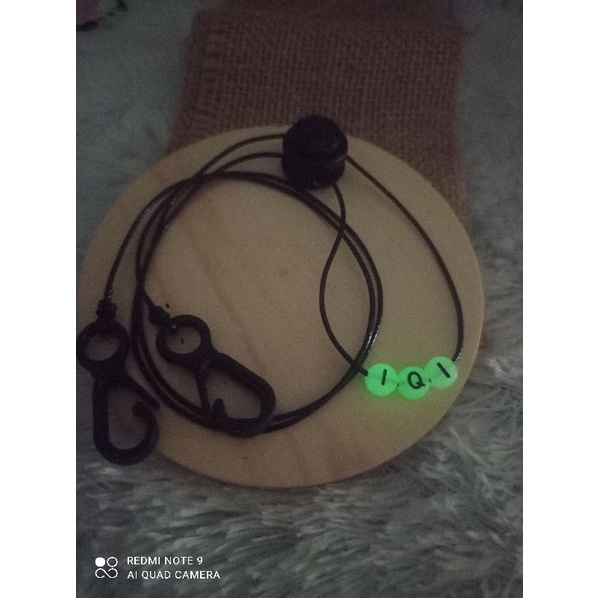 TERMURAH CUSTOM STRAP MASKER GLOW IN THE DARK TERLARIS DI SHOPEE